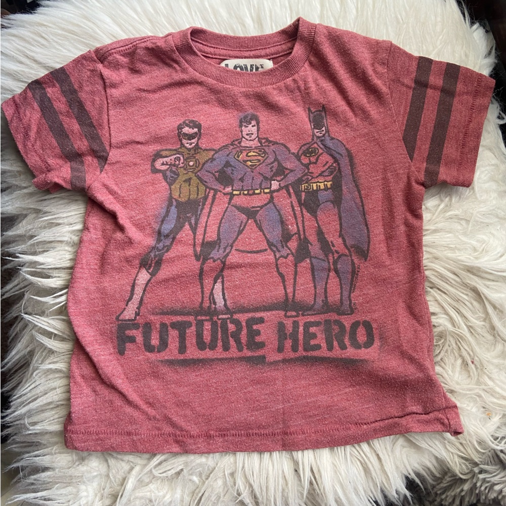 LOVE+ART Future Hero Green Lantern Batman Superman T-Shirt